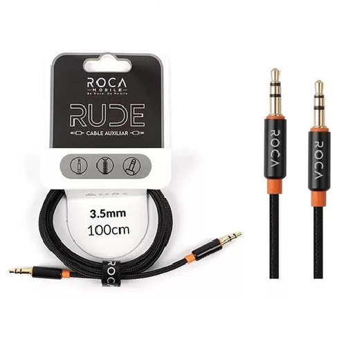 Cable Auxiliar Roca Tejido 3.5mm A 3.5mm (1m)