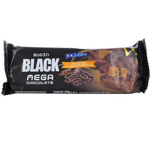 Budin Black Mega Chocolate PORTEZUELO 275g