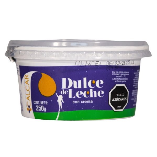 Dulce de Leche con Crema Calcar 250 gs
