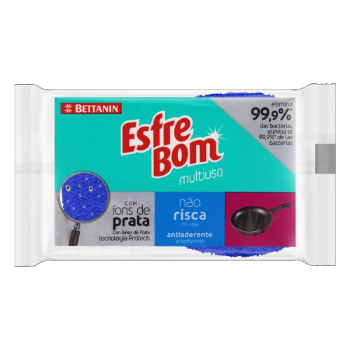 ESPONJA AZUL NO RAYA ANTIADERENTE ESFREBOM
