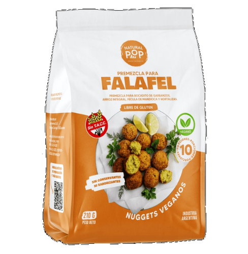FalafelL GARBANZOS Natural POP 210 Grs