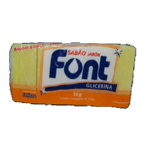 Jabon en Barra Glicerina FONT Packs 5 x 200 Gr