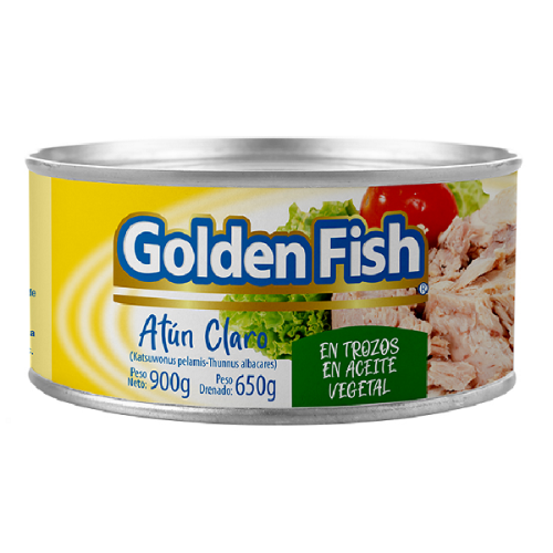 Atun Trozos GOLDEN FISH Aceite 170 Grs