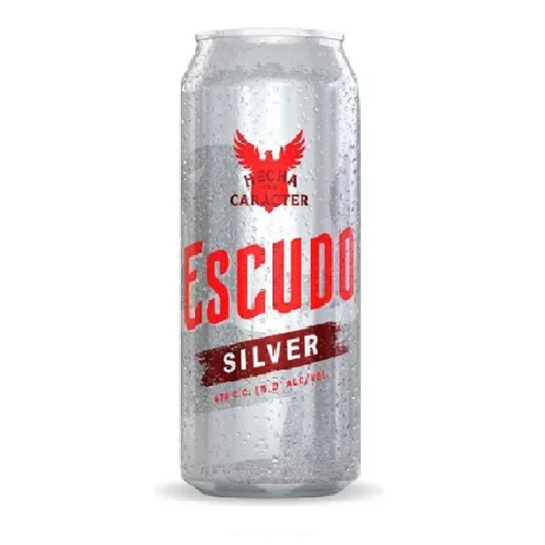 Cerveza Silver Escudo 470 Ml.