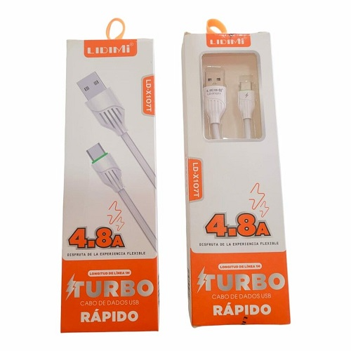 Cable USB Lidimi LD-X9610T Tipo C 4.8A
