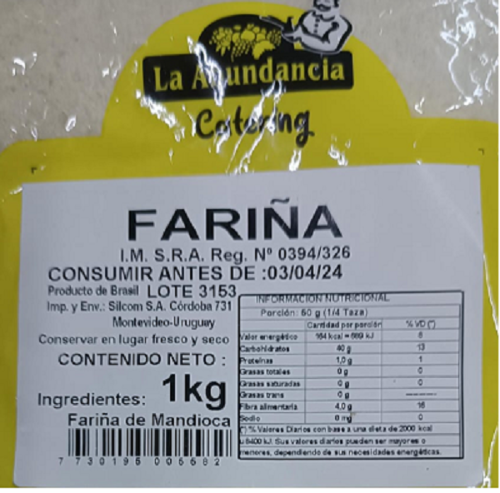Fariña de Mandioca 1k