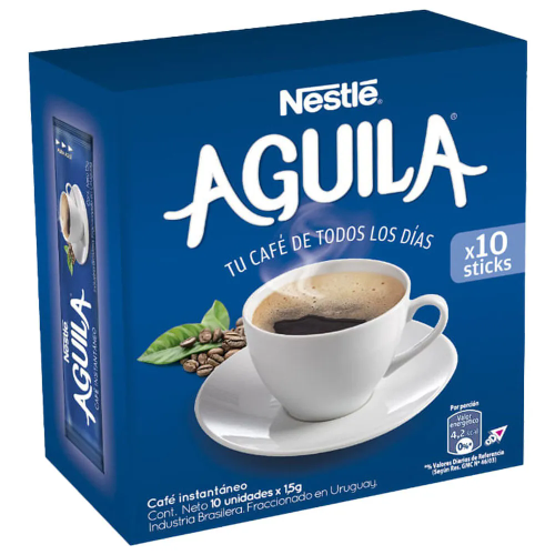 Café instantáneo ÁGUILA 10 stick