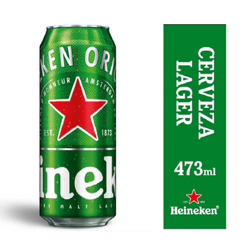 Cerveza HEINEKEN Lata 473 ml