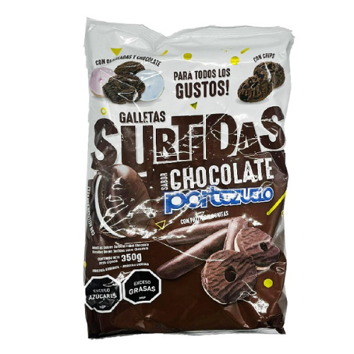 Galletitas Surtidas Chocolate Portezuelo 350 g
