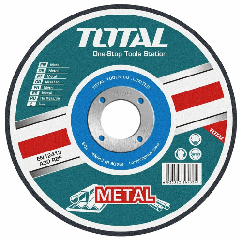 Disco Corte Metal Total Para Amoladora 4.1/2'' 1.2mm