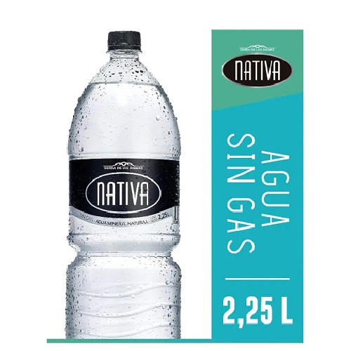 Agua Mineral Natural NATIVA Sin Gas 2.25 L