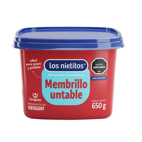 Dulce de Membrillo Untable LOS NIETITOS 650g