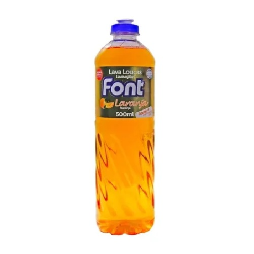 Detergente Liquido Font Laranja 500ml