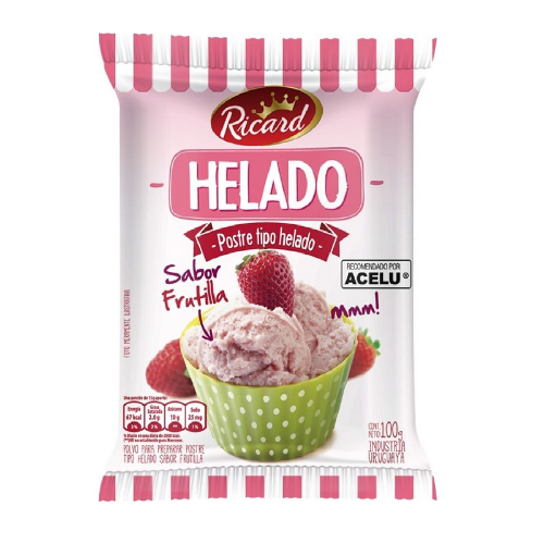 Helado Ricard Frutillas 90Grs