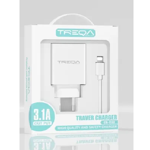 Cargador Treqa 3.1A Tipo C y Micro