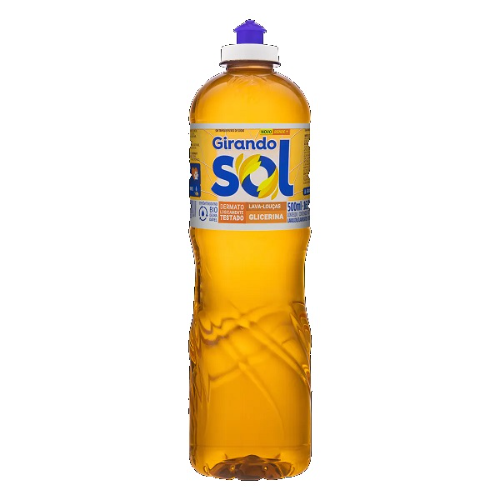 Detergente Girando Sol Glicerina Frasco 500Ml