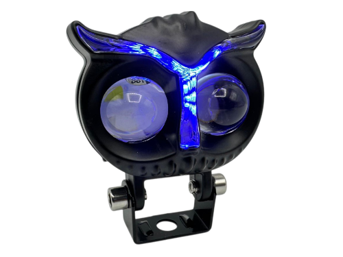 LUZ LED BUHO 2P BICOLOR + CEJA RGB