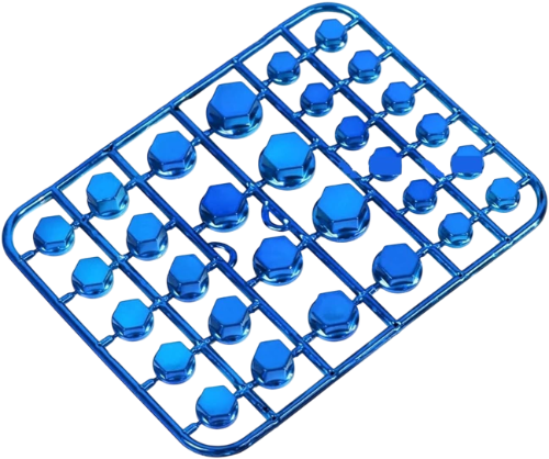 TAPONES DE LUJO PARA TORNILLOS (ROJO/AZUL/VERDE/DORADO/CROMADO)
