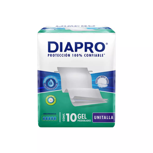 PAÑAL PREDOBLADO DIAPRO