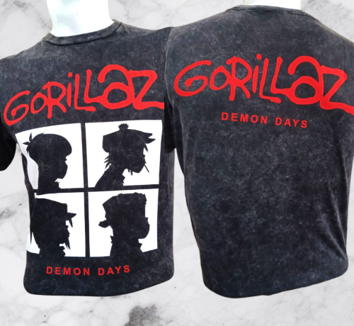 Polo Gorillaz/Demon day/ACID WASH