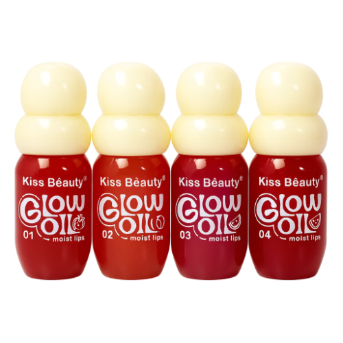 BRILLO LIPS GLOW OIL 4CLR KISS BEAUTY