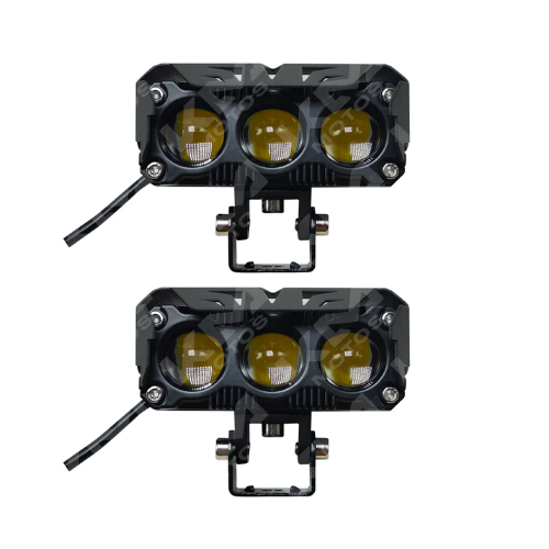 Luz led mini xplor bicolor 3p lupa, alto alcance