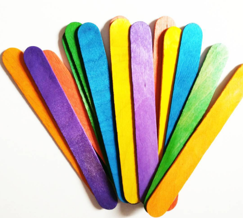 PALOS DE HELADO DE COLORESX30