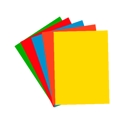 CARTON PAJA DE COLORES