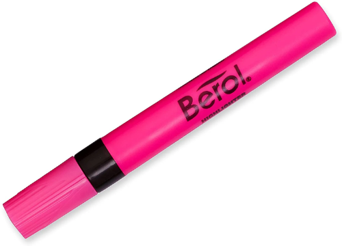 RESALTADOR BEROL FUCSIA