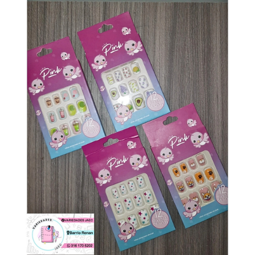 UÑAS POSTIZAS DECORADAS