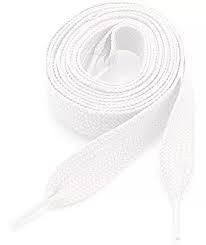 CORDONES BLANCOS PLANO X PAR