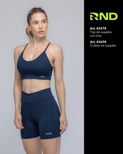shorts de suplex azul marino