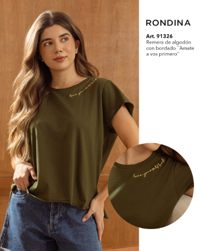 remera verde talla p