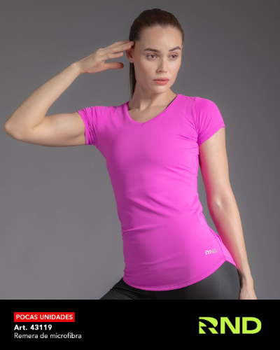 remera de microfibra fucsia