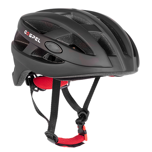 Casco para ciclista G (58-61 cm) 260g SL708 negro mate Gospel