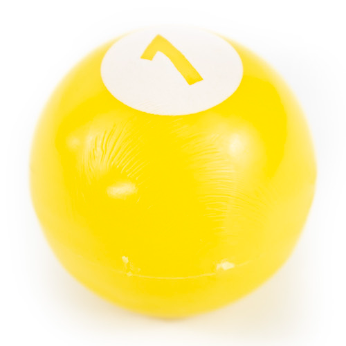 Tapon para valvula americana billar amarillo