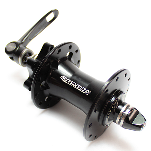 Maza delantera para bicicleta 24 hoyos 14G eje de 3/8 de aluminio con bloqueo freno de disco KT-SR6F