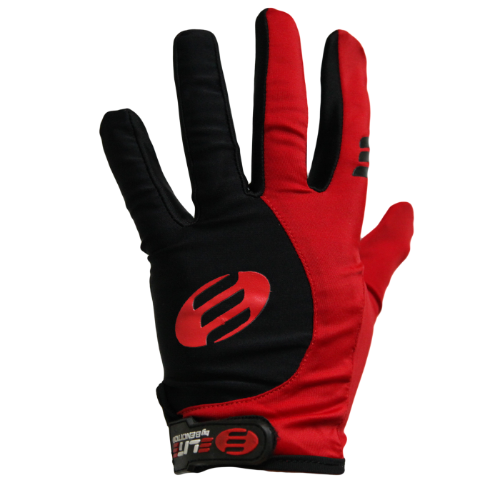 Guantes Ciclista ELITE Completo MS-2019-1 Talla: M Touch Rojo/Negro