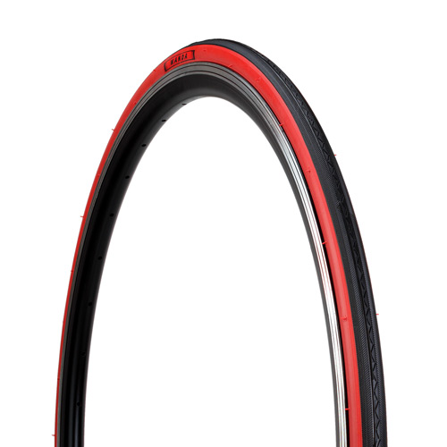 LLANTA 700 X 25 NEGRA/ROJA