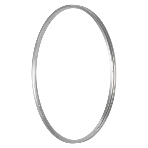 Rin para bicicleta 27 x 1-1/4 x 14G x 36 hoyos de aluminio anodizado 430gr plata Mariluz