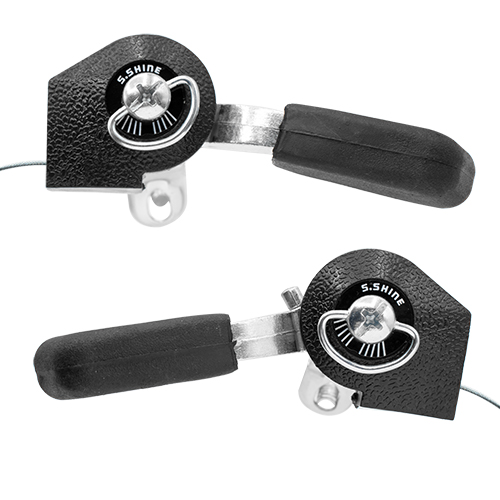 Palancas de cambio matraca de aluminio con cable no indexado S. Shine