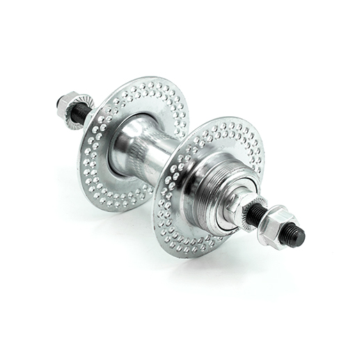 Maza trasera para bicicleta 140 hoyos 14G eje de 3/8 cromada