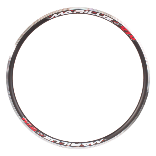 Rin para bicicleta 27 x 1 - 1/4 x 14G x 36 hoyos de aluminio aerodinamico 580gr negro Mariluz