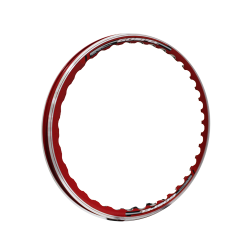 Rin para bicicleta 700 x 36 hoyos de aluminio aerodinamico rojo SA14X Gospel
