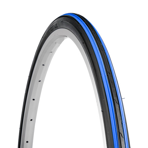 LLANTA PARA BICICLETA 27 X 1-1/4 K34 AZUL C/NEGRO