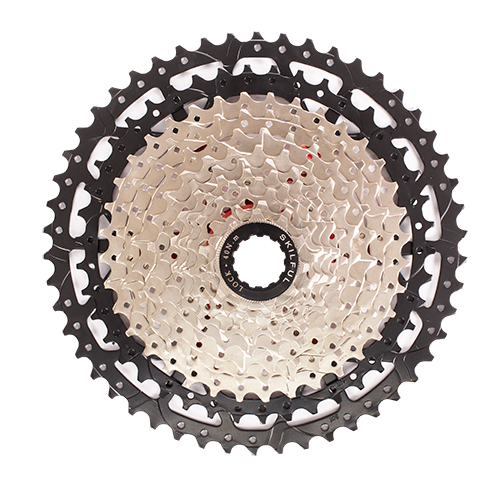 Cassette para bicicleta 12 vel 11 - 50 cambio gradual double spider sistema Skilful