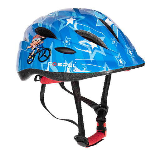 Casco para ciclista M (54-57 cm) 190g SL705 azul/negro Gospel