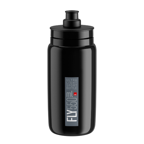 Anfora para bicicleta Fly negro / gris 550ml ELITE Shimano