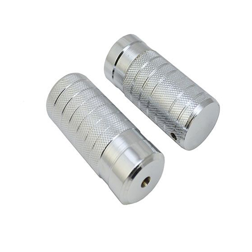 Diablos para bicicleta 1-1/4 regular de fierro cromado moleteados