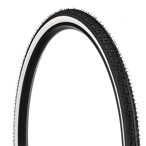 Llanta para bicicleta 24 x 1-3/8 K830 negra con blanco Kenda